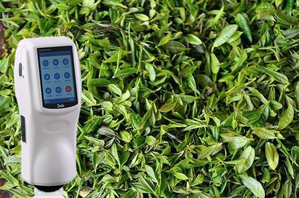 色差儀測定茶鮮葉