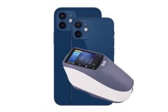 色差儀檢測(cè)iphone 12藍(lán)色差異