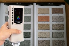 色差儀檢定PVC外墻色漆的顏色差異